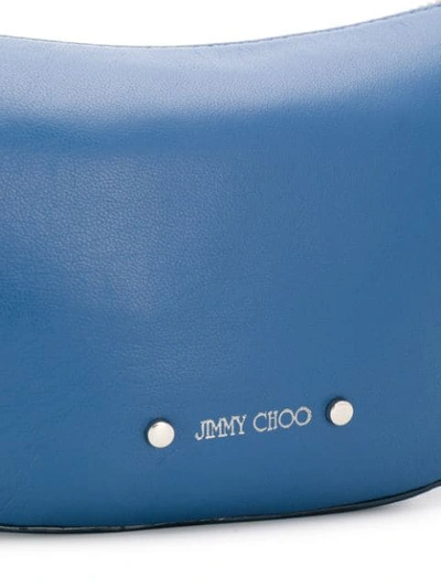 Shop Jimmy Choo Faye Belt Bag In Blue