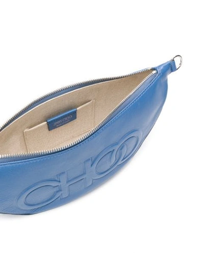 Shop Jimmy Choo Faye Belt Bag In Blue