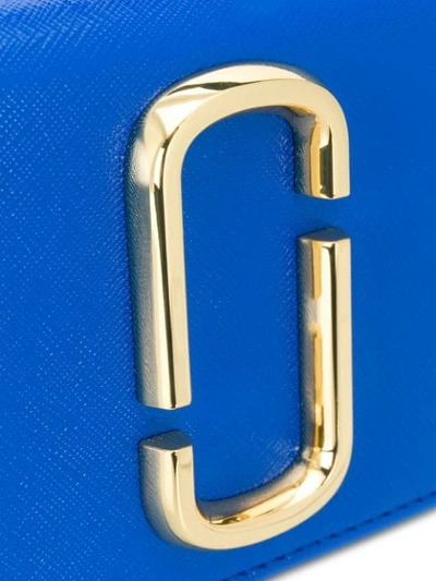 Shop Marc Jacobs Logo Crossbody Bag In Blue