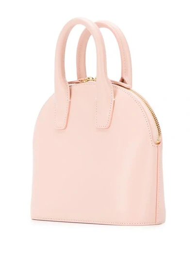 Shop Mansur Gavriel Mini Top Handle Bag In Pink