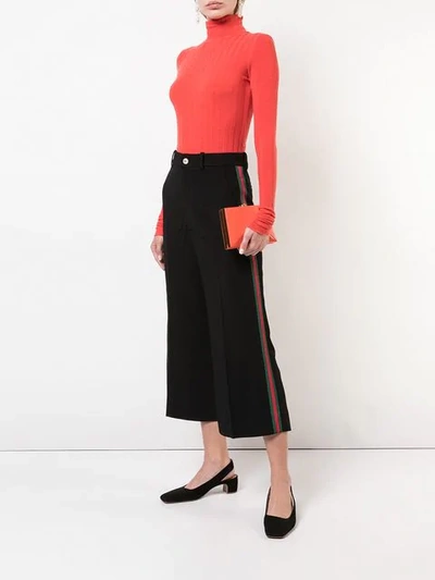 Shop Rocio Diaz Clutch Bag In Orange