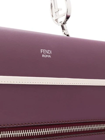 Shop Fendi Runaway Tote Bag In Pink