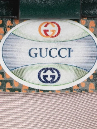 Shop Gucci Mittelgrosse 'rajah' Schultertasche In Green