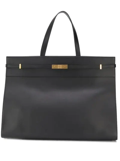 SAINT LAURENT MANHATTAN TOTE - 黑色