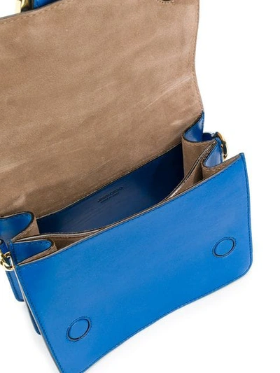 Shop Jimmy Choo Madeline Shoulder Bag In Blue