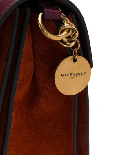 Shop Givenchy Block Colour Shoulder Bag In Red