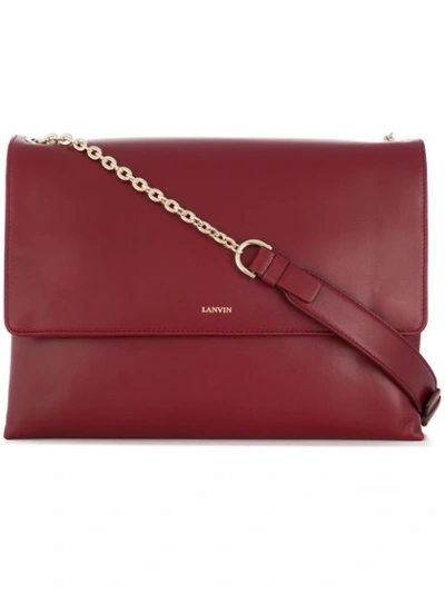 Shop Lanvin Sugar Shoulder Bag - Red