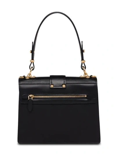 Shop Prada Cahier Bag In Black