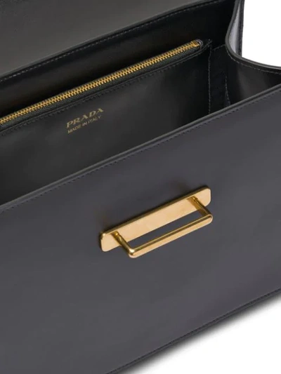 Shop Prada Cahier Bag In Black