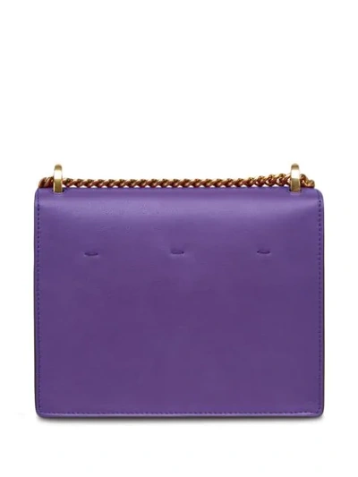 Shop Fendi Small Kan U Shoulder Bag In Purple