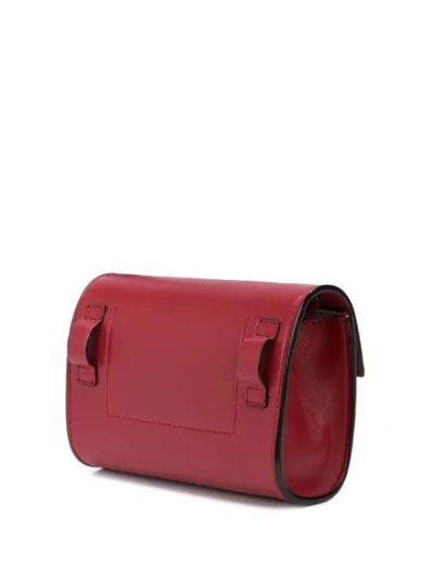 Shop Oscar De La Renta Alibi Crossbody Bag In Red