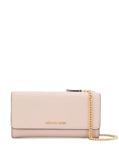 Michael Michael Kors Clutch Bag In Pink