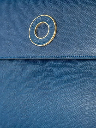 Pre-owned Celine Logos 2way Hand Bag In Blue