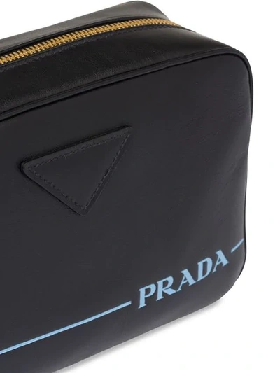 Shop Prada Mirage Shoulder Bag In Black