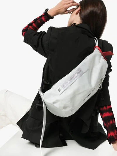 Shop Off-white Convertible Belt Bag In 0100 White No Color