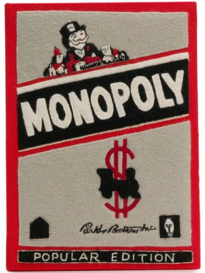 Shop Olympia Le-tan Monopoly Popular Edition Clutch Bag In Red