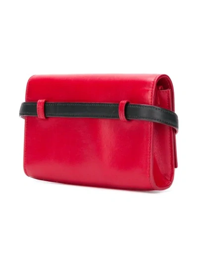 Shop Saint Laurent Kate Belt Bag In Red