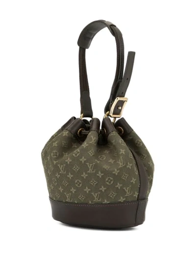 Shop Pre-owned Louis Vuitton Noelie Drawstring Shoulder Bag - Green