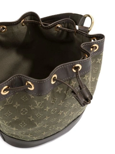 Shop Pre-owned Louis Vuitton Noelie Drawstring Shoulder Bag - Green
