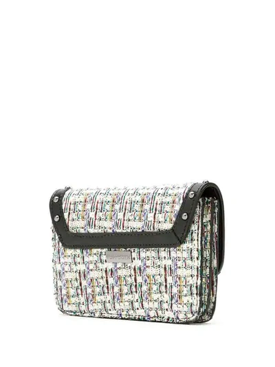 Shop Tufi Duek Printed Shoulder Bag - Black