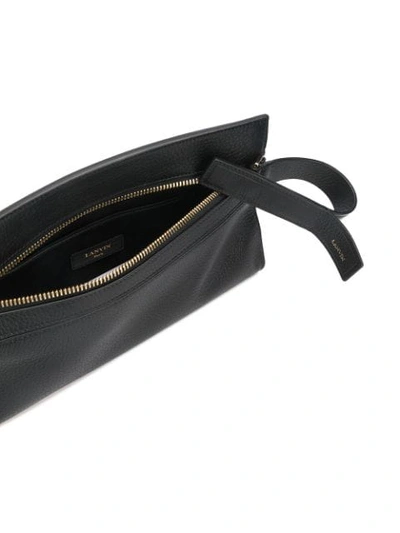 Shop Lanvin Réglisse Clutch Bag In Black