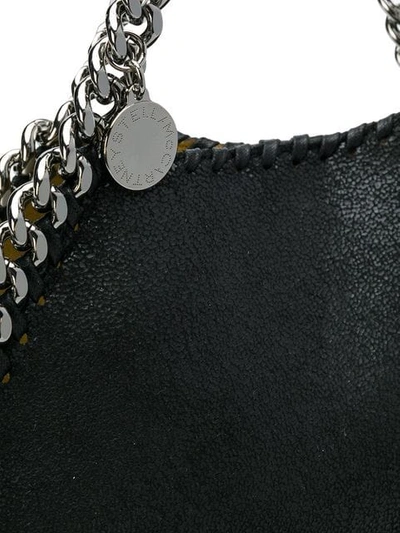 Shop Stella Mccartney Trapeze Falabella Shoulder Bag In Black