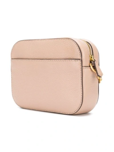 Tory Burch Mcgraw Leather Camera Bag - Orange In Pink