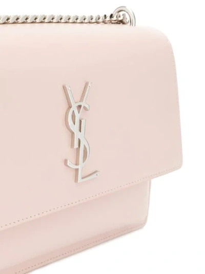 Shop Saint Laurent Sunset Shoulder Bag In Pink