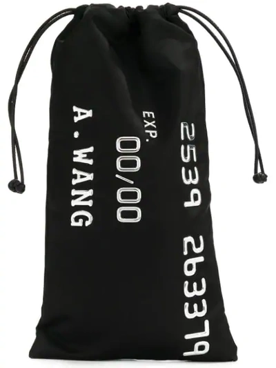 Shop Alexander Wang Ryan Drawstring Bag In Black