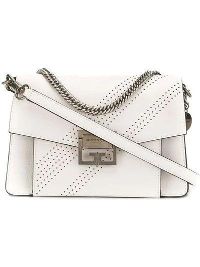 Shop Givenchy Gv3 Shoulder Bag In White