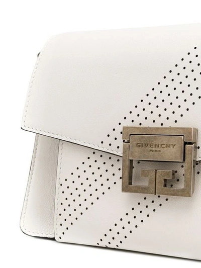 Shop Givenchy Gv3 Shoulder Bag In White
