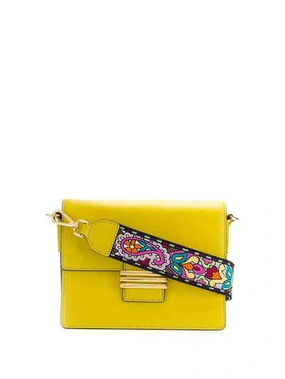 Shop Etro Crossbody Shoulder Bag In Yellow