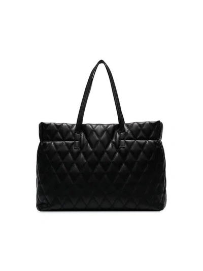 Shop Givenchy Quilted Tote Bag In 001 Black