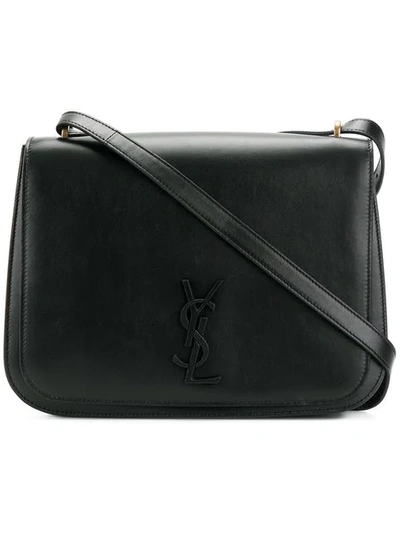 Shop Saint Laurent Medium Spontini Satchel Bag In Black