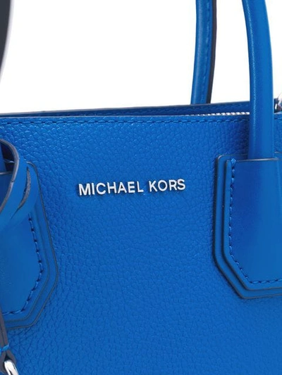 Shop Michael Michael Kors Mercer Tote Bag In 426 Grecian Blue