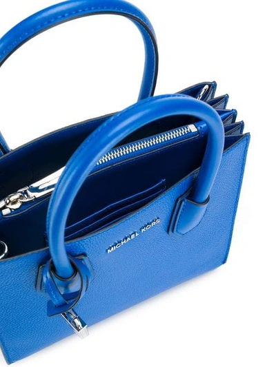 Shop Michael Michael Kors Mercer Tote Bag In 426 Grecian Blue