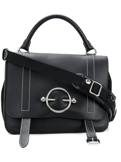 jw-anderson-disc-leather-top-handle-satchel-black-modesens