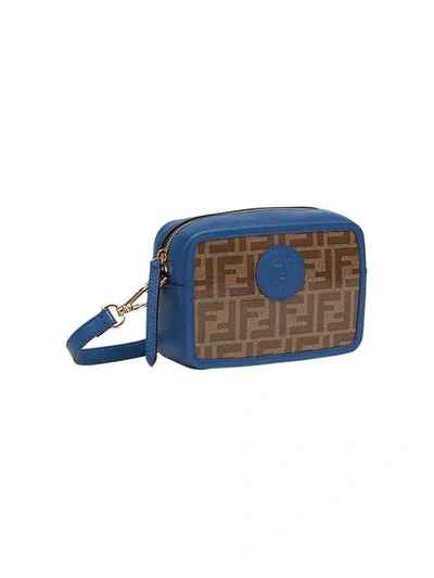 Shop Fendi Mini Camera Crossbody Bag In Brown
