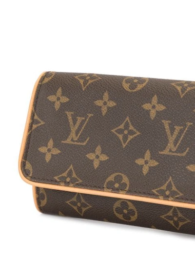 Shop Pre-owned Louis Vuitton Pochette Twin Gm Shoulder Bag In Brown
