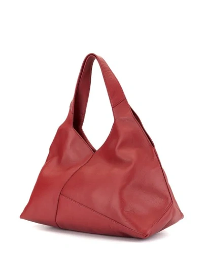 Shop Discord Yohji Yamamoto Polyhedron Tote Bag In Red