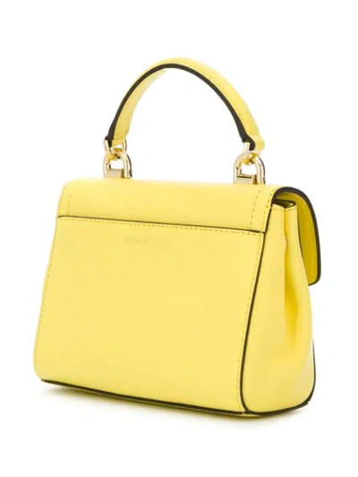 Shop Michael Michael Kors Ava Xs Crossbody Bag - Yellow