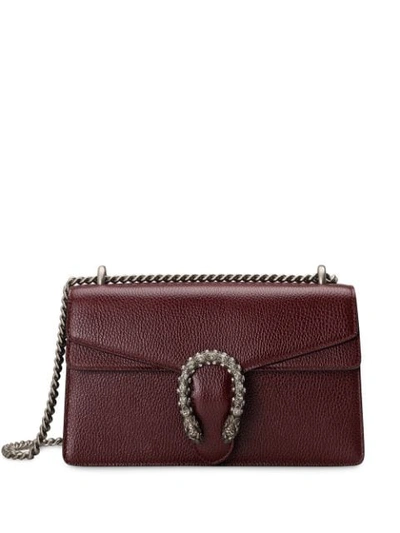 Shop Gucci Dionysus Small Shoulder Bag In Red