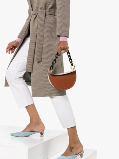 Shop Yuzefi Doris Shoulder Bag In Cream