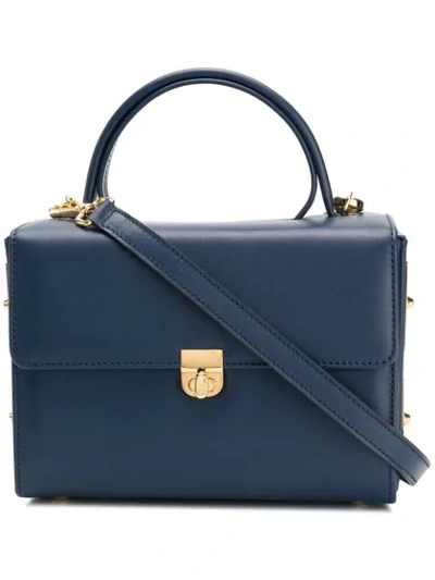 Shop Ame Moi Âme Moi Santana Small Tote - Blue