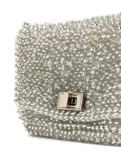 Shop Anteprima Lucchetto Mini Crossbody Bag In Silver