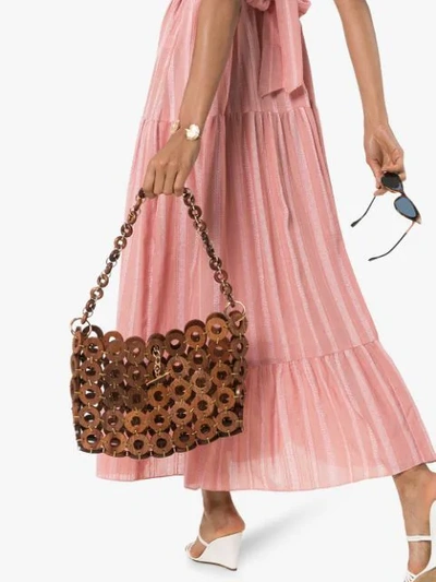 Shop Cult Gaia Jasmin Shoulder Bag In Brown