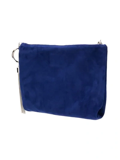 Shop Jimmy Choo Callie Clutch Bag In Blue