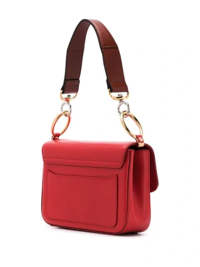 Shop Chloé C Shoulder Bag In Red