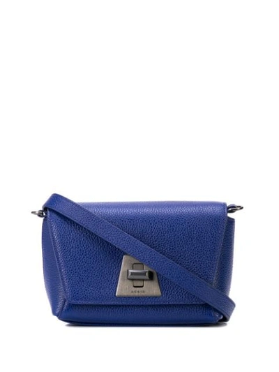 Shop Akris Anouk Crossbody Bag In Blue