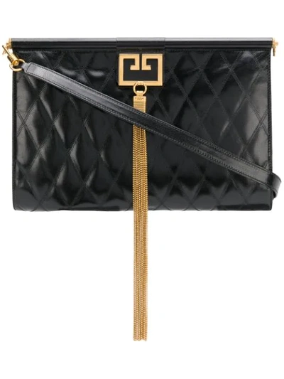 Shop Givenchy Gem Quilted Bag In Black